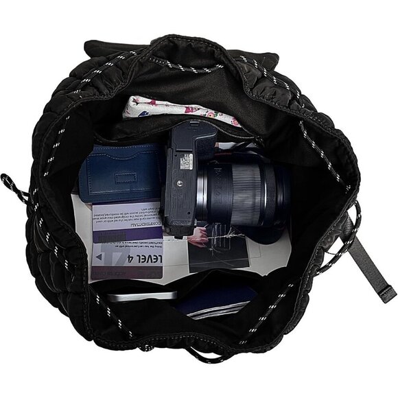 Backpack for Women Travel Gym Hiker Pack Drawstring Travel Bag for Casual - Picture 6 of 8